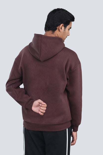 BROWN OVERSIZED HOODIE