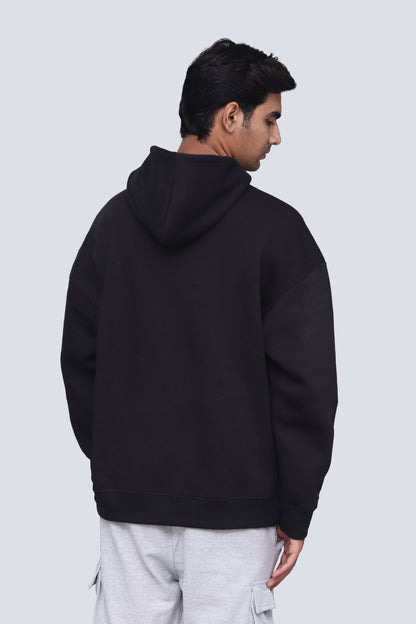 BLACK OVERSIZED HOODIE