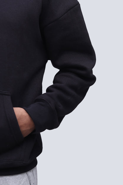 BLACK OVERSIZED HOODIE