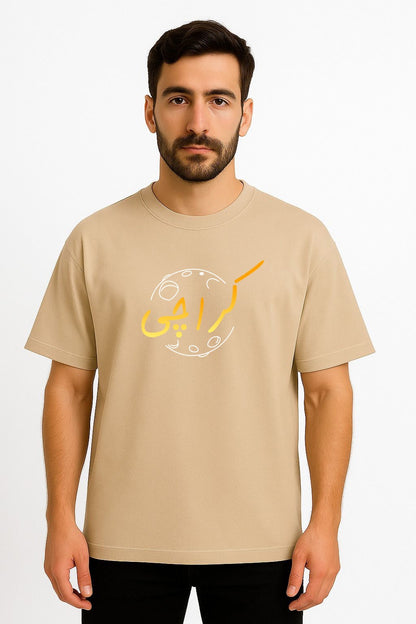 KARACHI CALIGRAPHY OVERSIZED TSHIRT