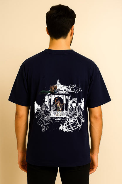 INSAAN K MELA MAGAR HAR INSAAN AKELA OVERSIZED TSHIRTS