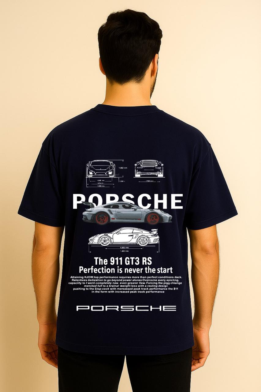 THE PORSCHE DROPSHOULDER T SHIRT