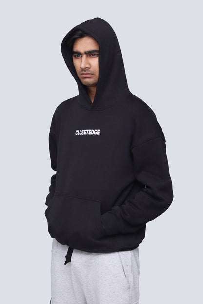 BLACK OVERSIZED HOODIE