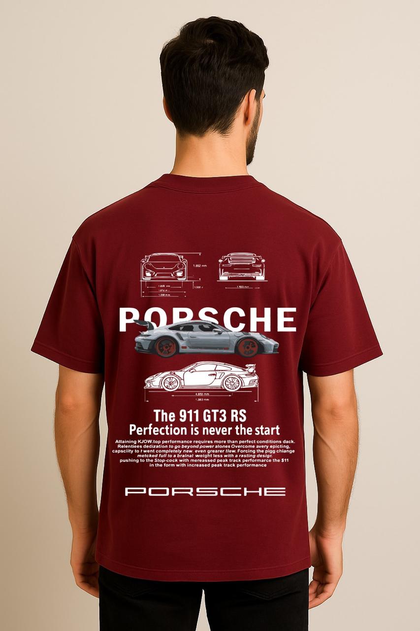 THE PORSCHE DROPSHOULDER T SHIRT