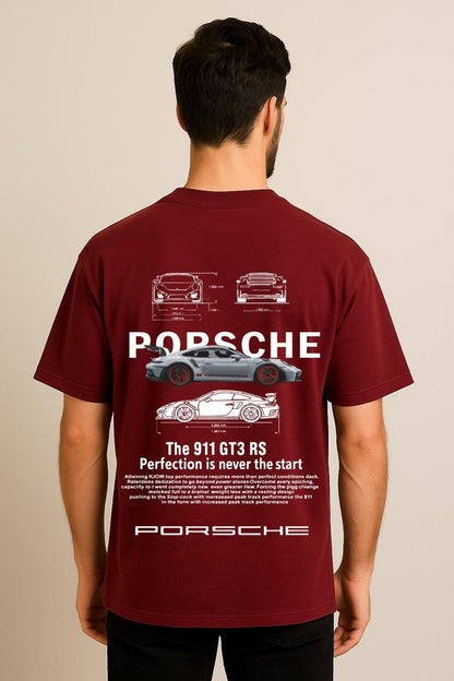 THE PORSCHE DROPSHOULDER T SHIRT