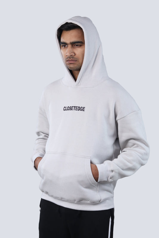 ASH GREY OVERSIZED HOODIE