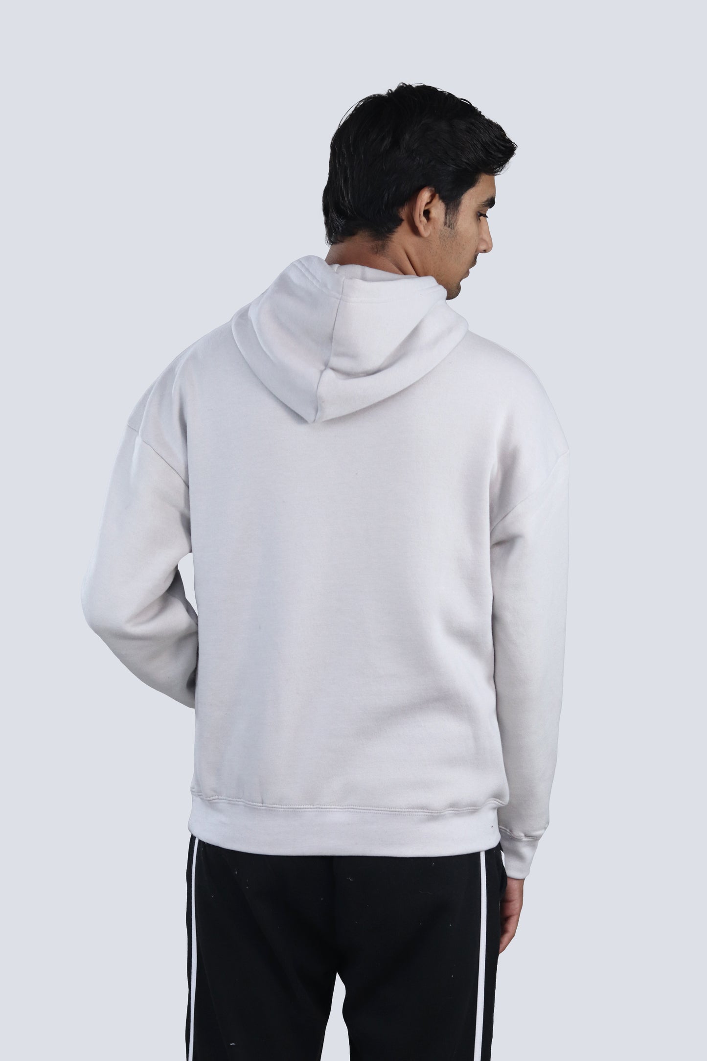 ASH GREY OVERSIZED HOODIE