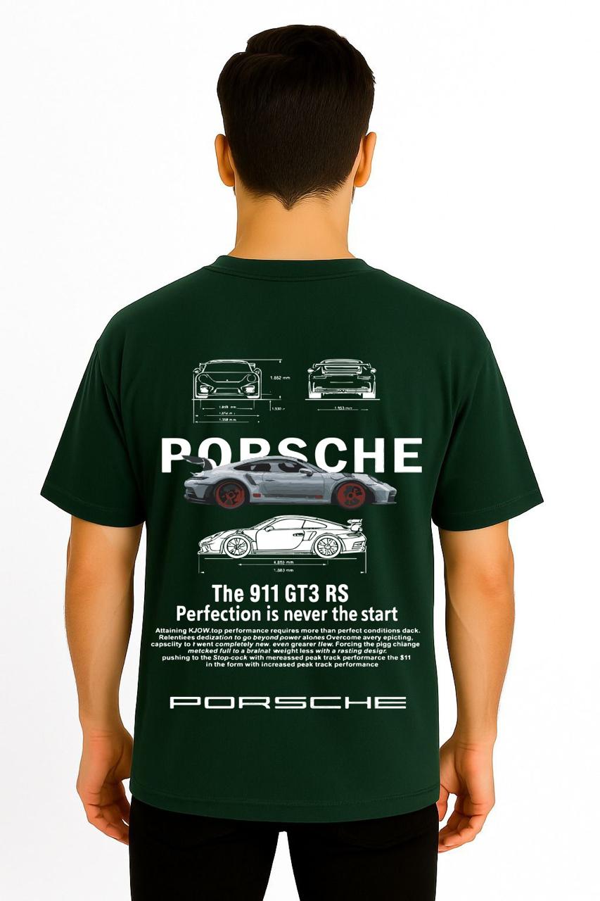 THE PORSCHE DROPSHOULDER T SHIRT