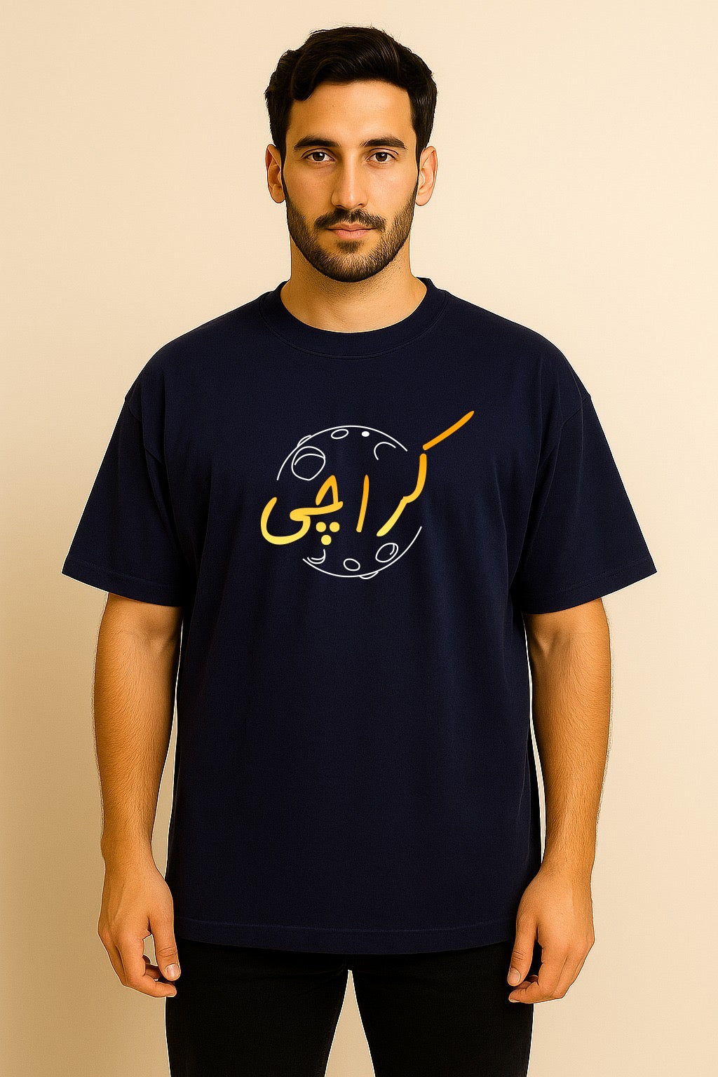 KARACHI CALIGRAPHY OVERSIZED TSHIRT