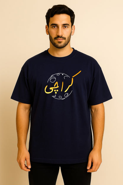 KARACHI CALIGRAPHY OVERSIZED TSHIRT