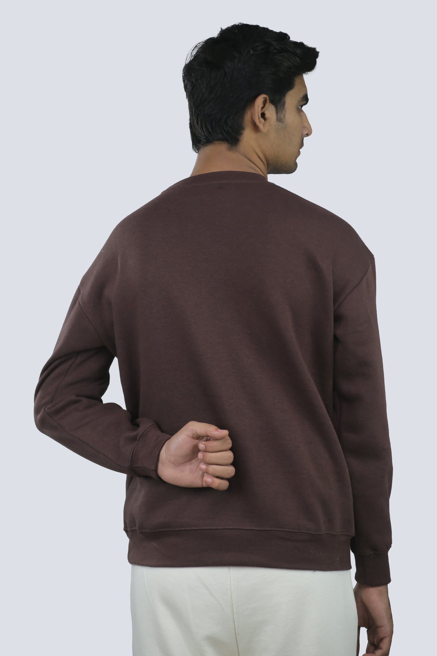 BROWN OVERSIZED SWEATSHIRT