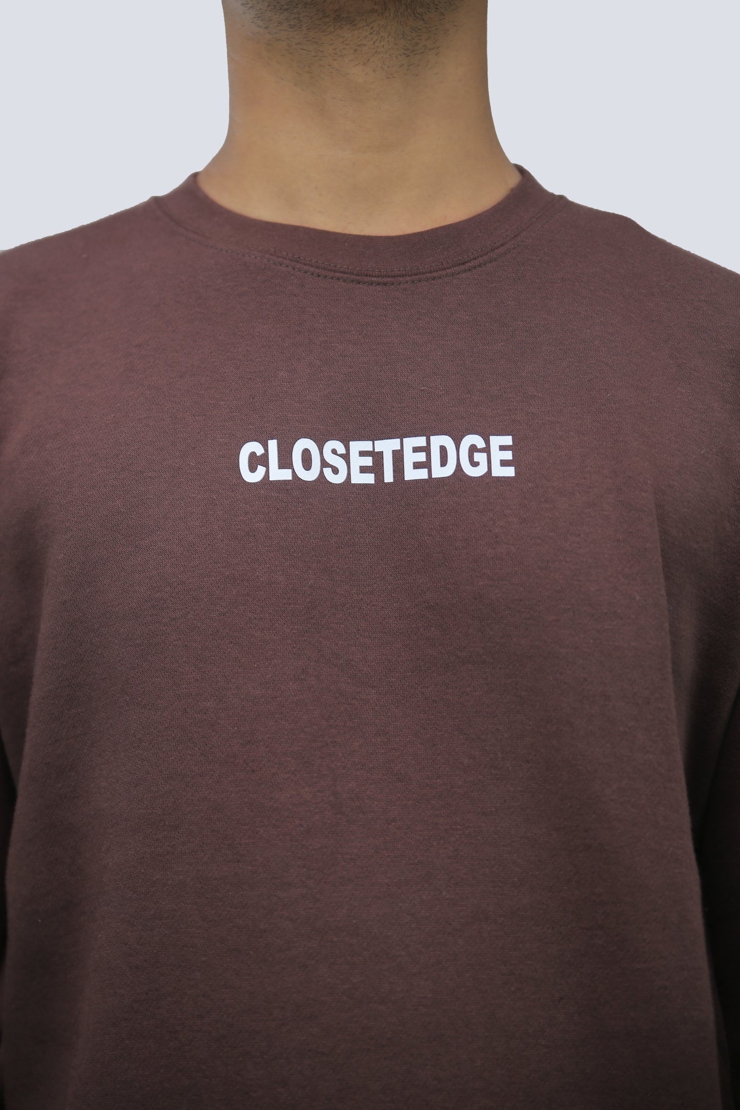 BROWN OVERSIZED SWEATSHIRT