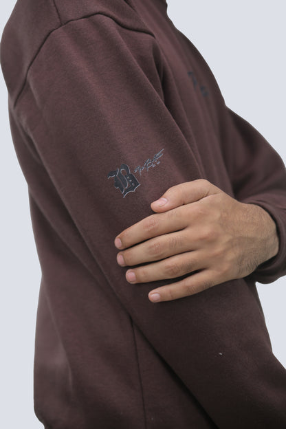 THE BOSTON  BROWN OVERSIZED SWEATSHIRT