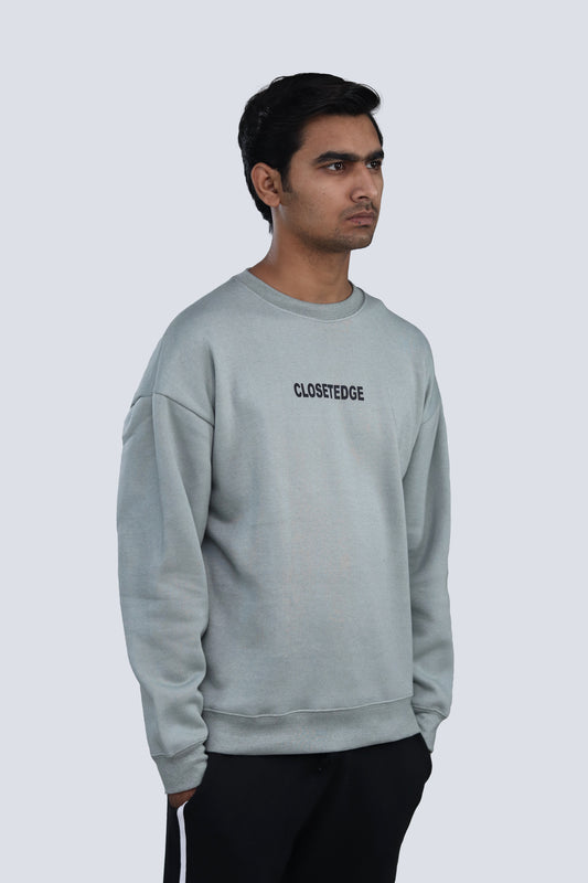 SEA GREEN OVERSIZED SWEATSHIRT