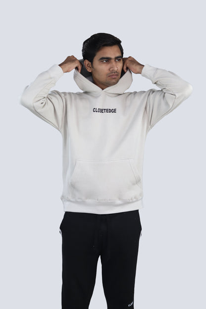 CREAM OVERSIZED HOODIE