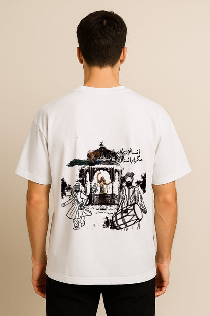 INSAAN K MELA MAGAR HAR INSAAN AKELA OVERSIZED TSHIRTS