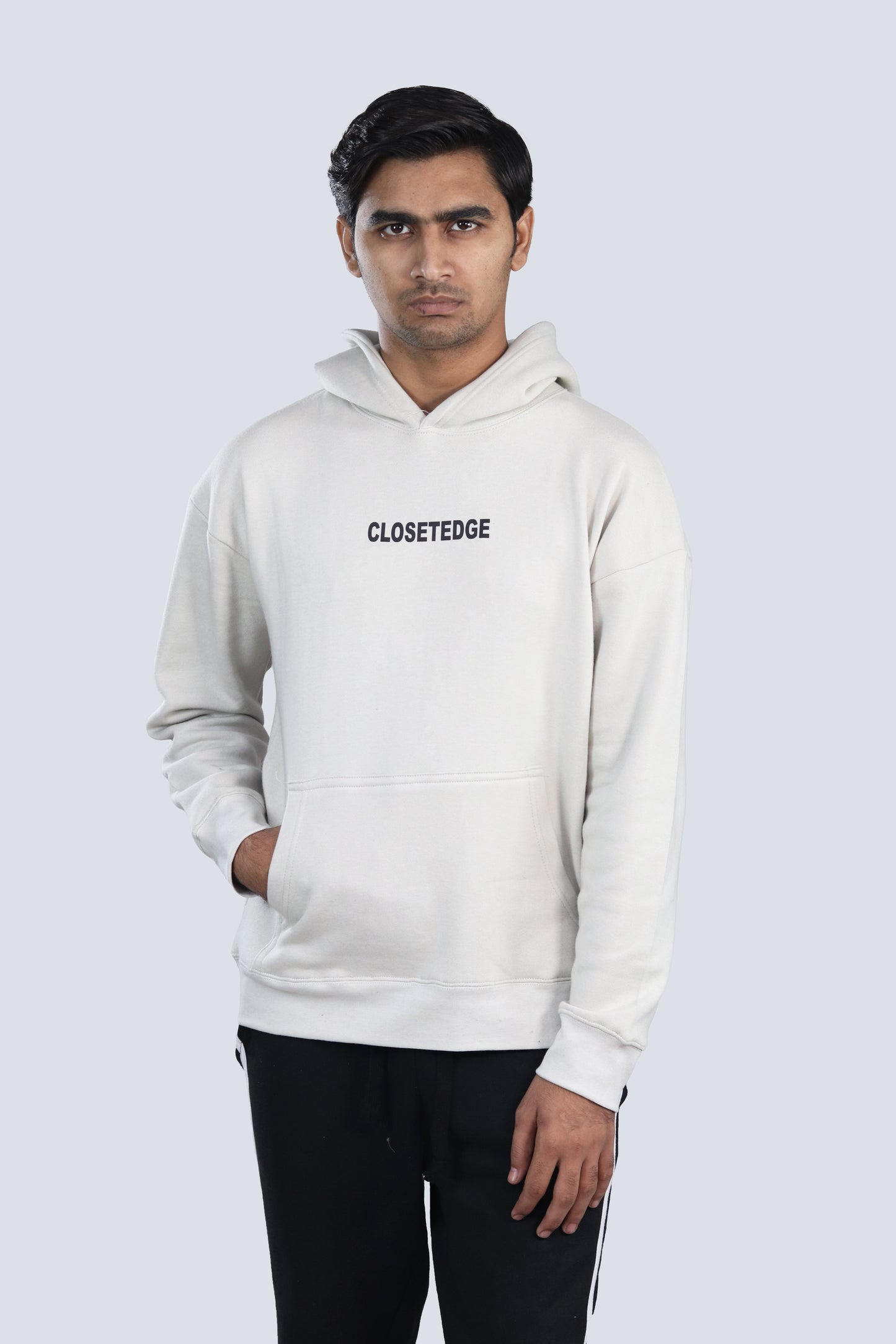 CREAM OVERSIZED HOODIE