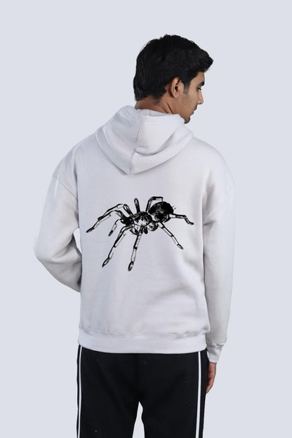 ANT DESIGN ASH GREY OVERSIZED HOODIE