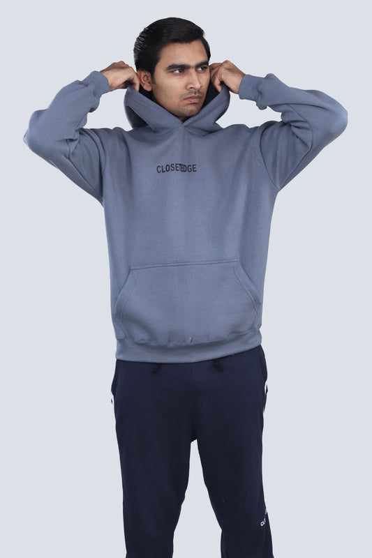 BLUE OVERSIZED HOODIE