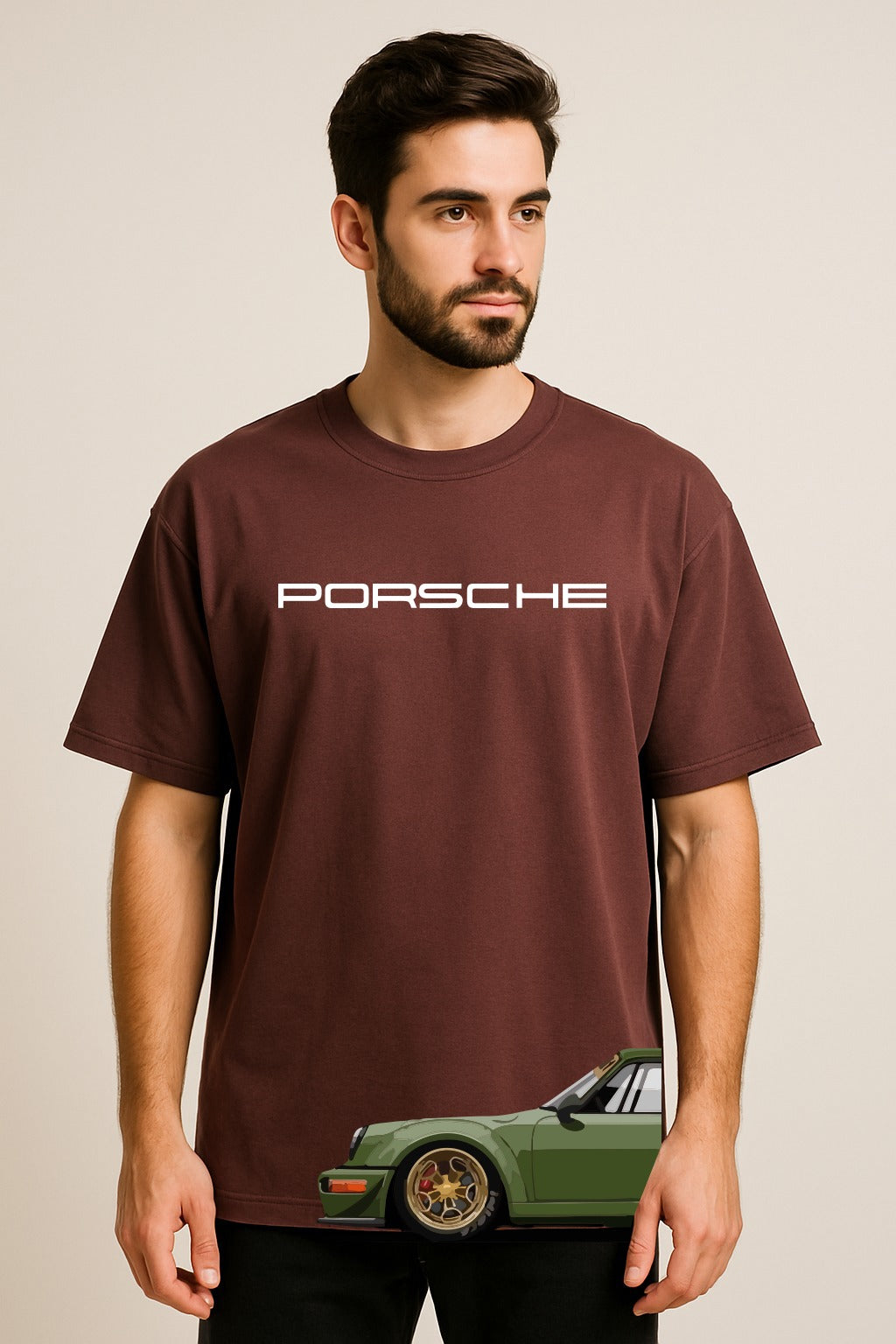 PORSCHE 911  OVERSIZED T SHIRT