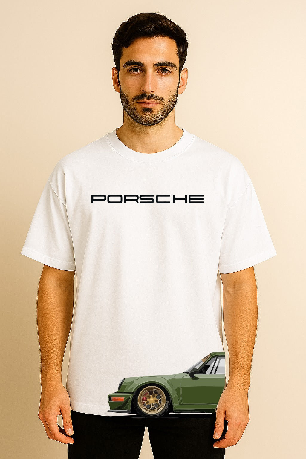 PORSCHE 911  OVERSIZED T SHIRT
