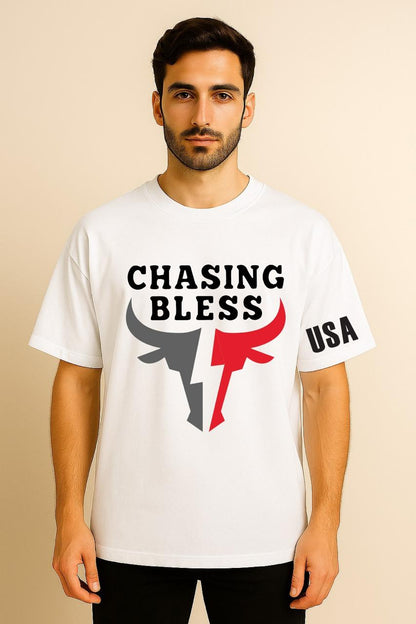USA CHASING BLESS OVERSIZED TSHIRT
