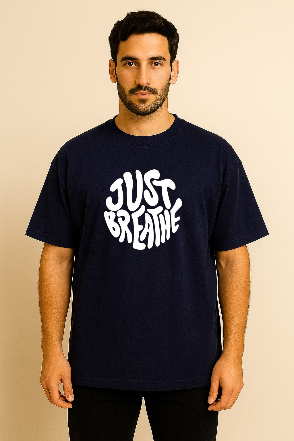 JUST BREATHE OVERSIZED T SHIRT