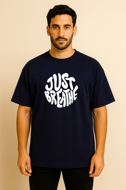 JUST BREATHE OVERSIZED T SHIRT
