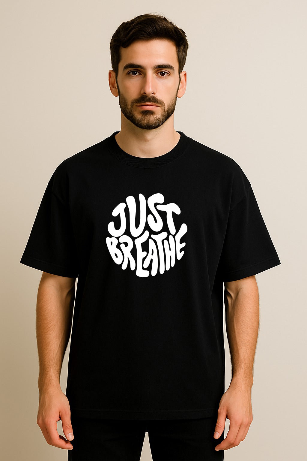 JUST BREATHE OVERSIZED T SHIRT