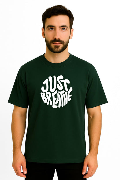 JUST BREATHE OVERSIZED T SHIRT