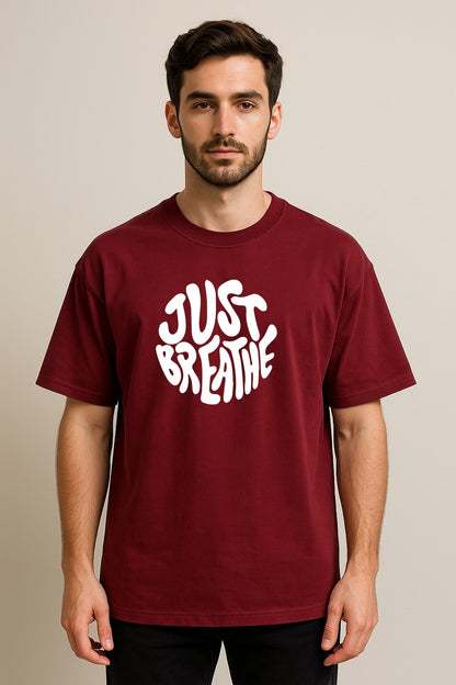 JUST BREATHE OVERSIZED T SHIRT