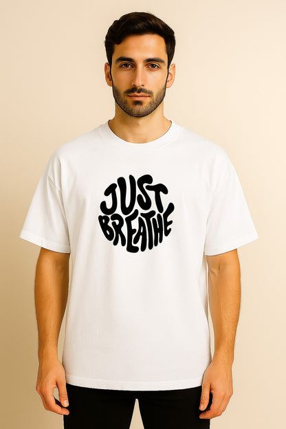 JUST BREATHE OVERSIZED T SHIRT