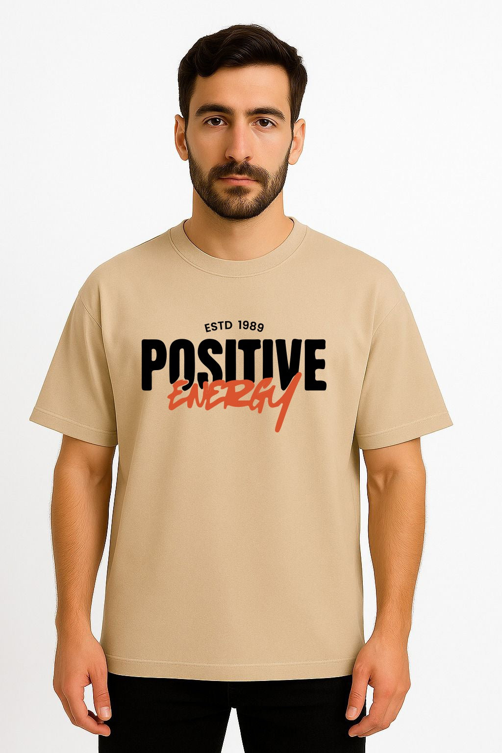 POSITIVE ENERGY OVERSIZED T SHIRT