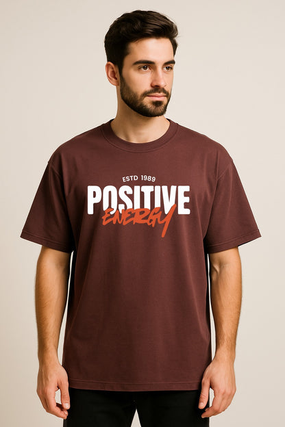 POSITIVE ENERGY OVERSIZED T SHIRT