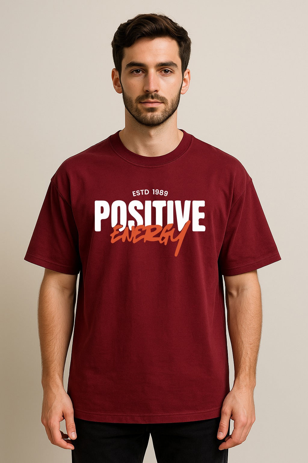 POSITIVE ENERGY OVERSIZED T SHIRT
