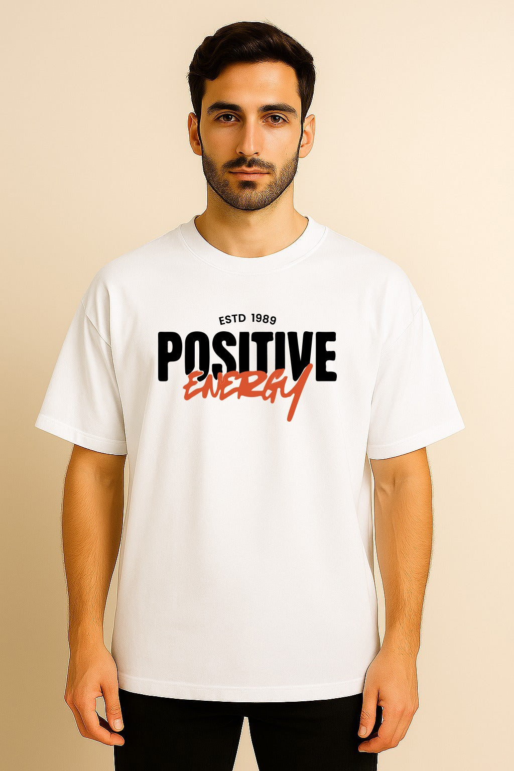 POSITIVE ENERGY OVERSIZED T SHIRT