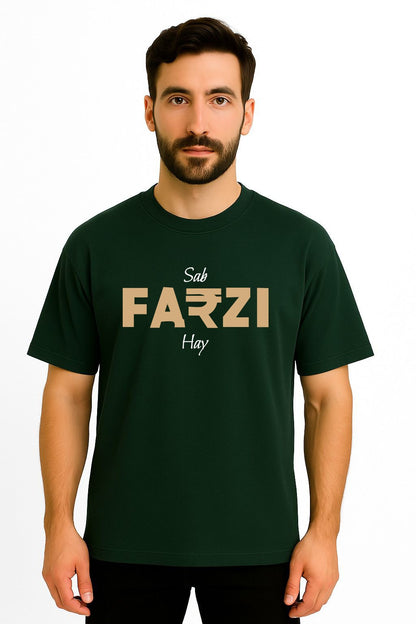 SAB FARZI HAI  OVERSIZED T SHIRT