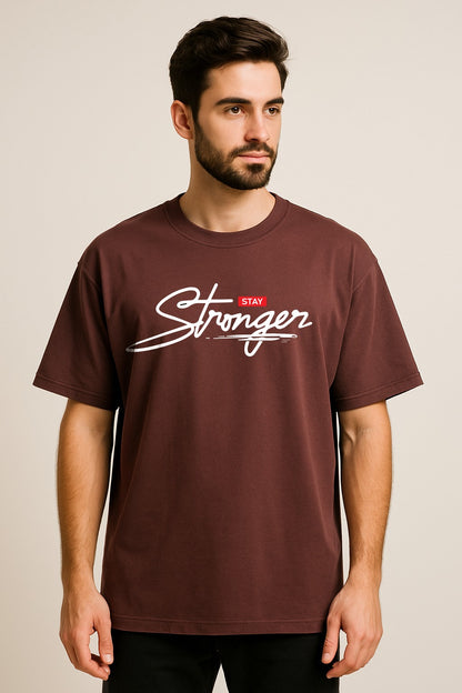 STAY STRONGER OVERSIZED T SHIRT