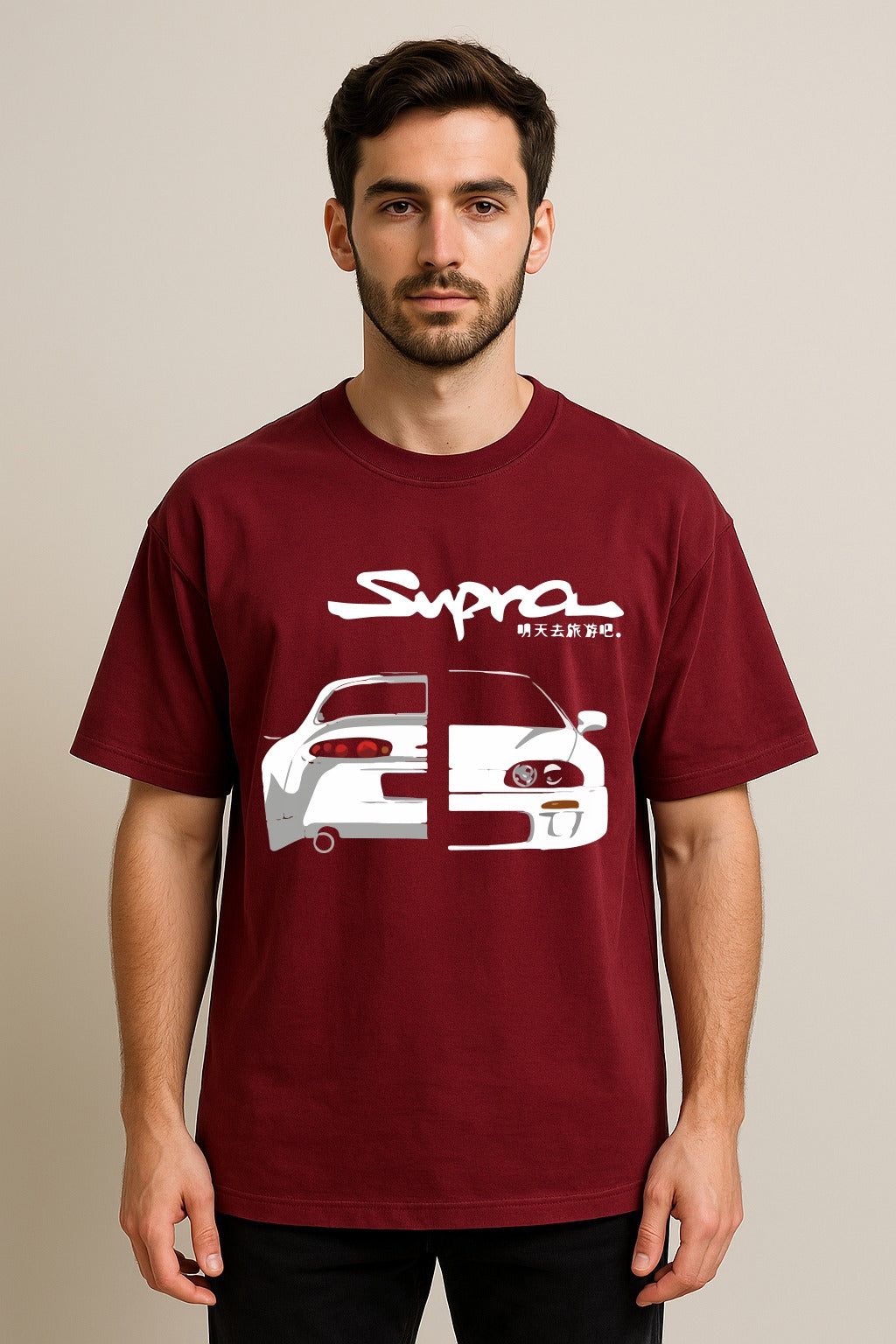 SUPRA  OVERSIZED T SHIRT